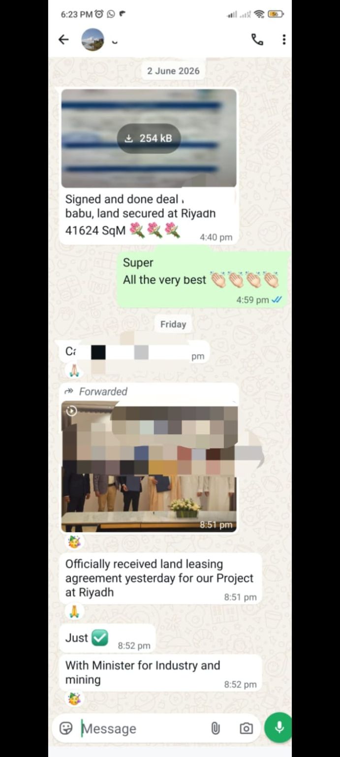 Client message — A project blocked for 2 years, restarted in 8 months.